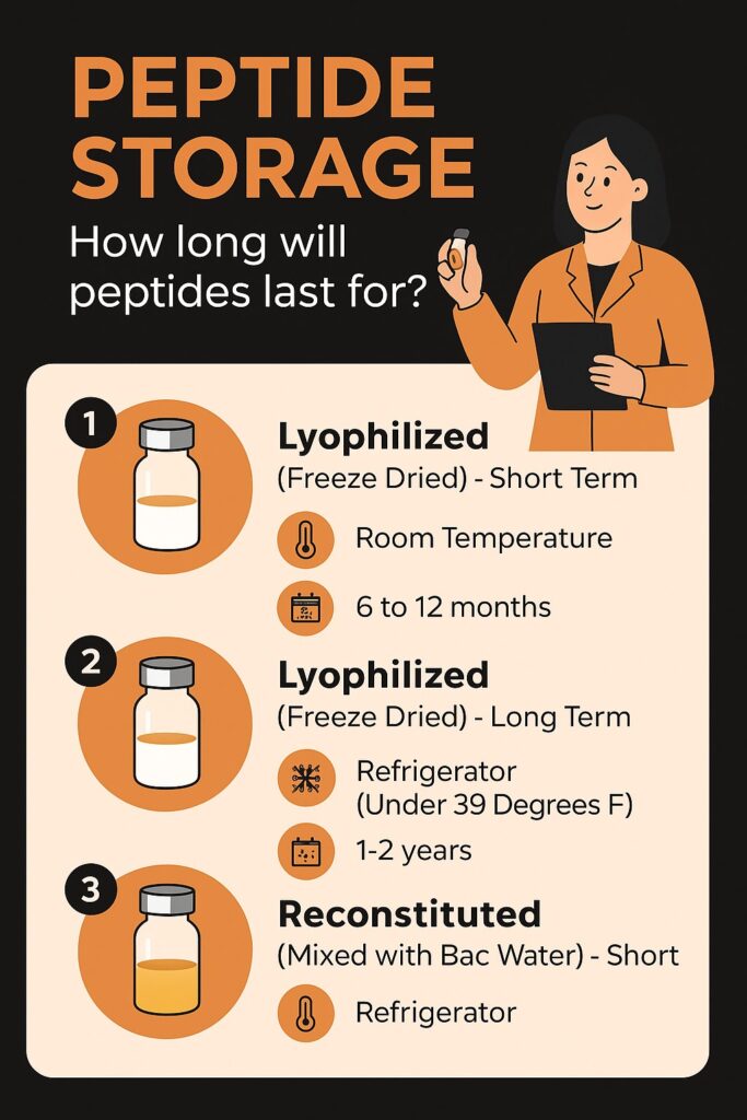 Peptides Proper Storage